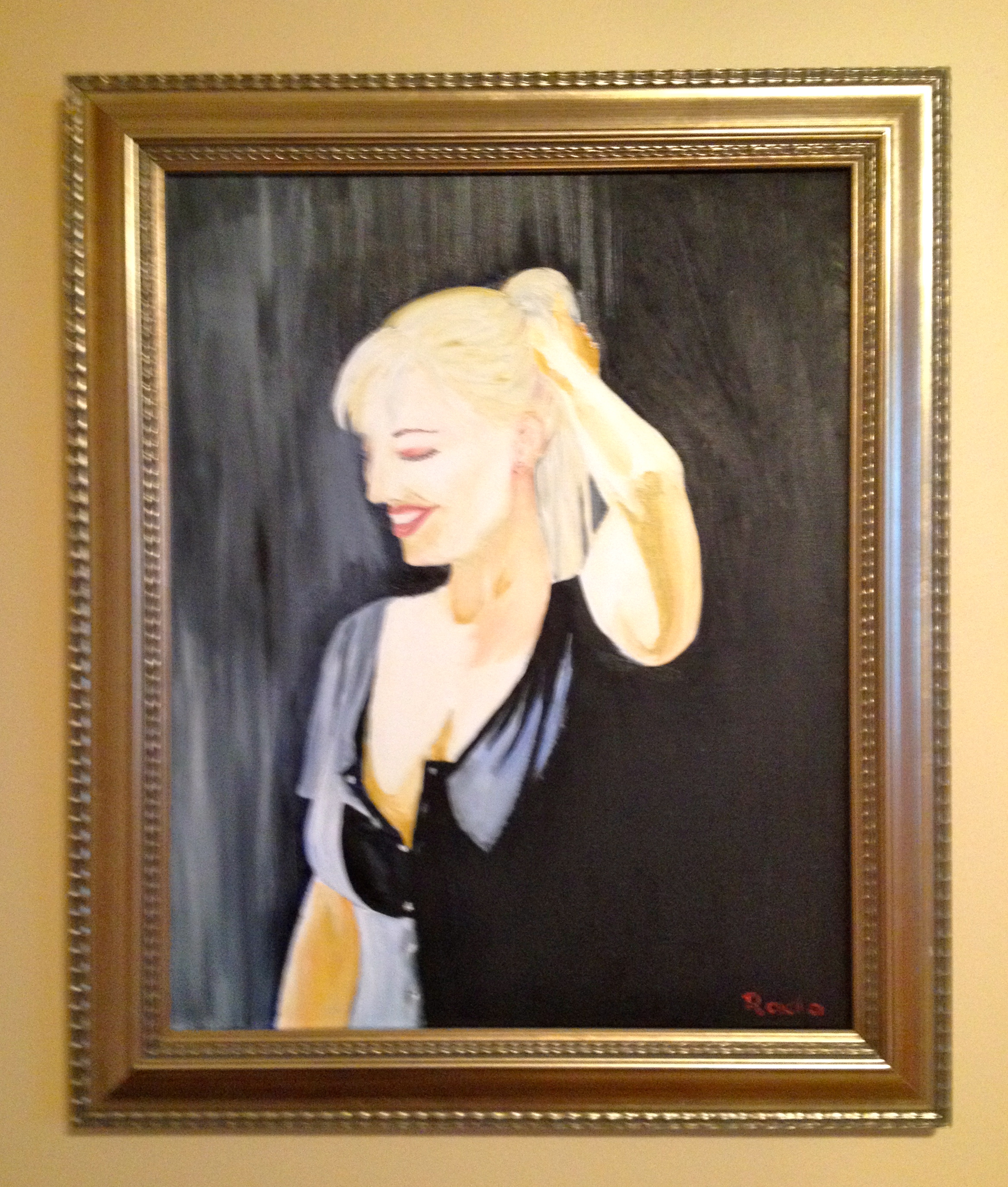 027. Maya, Unframed size: 16" x 20"