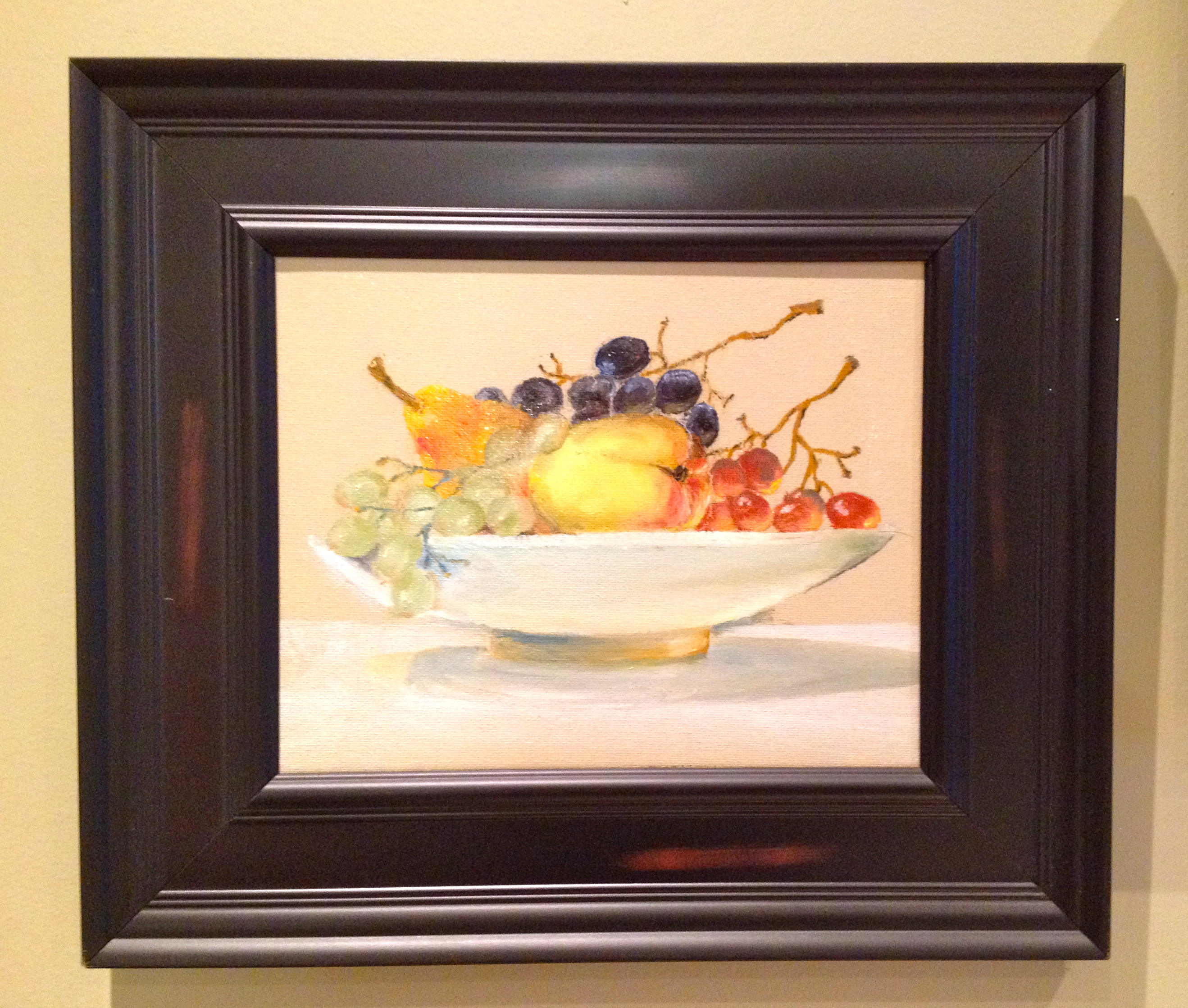 050. Oval Bowl, Unframed size: 10" x 8"