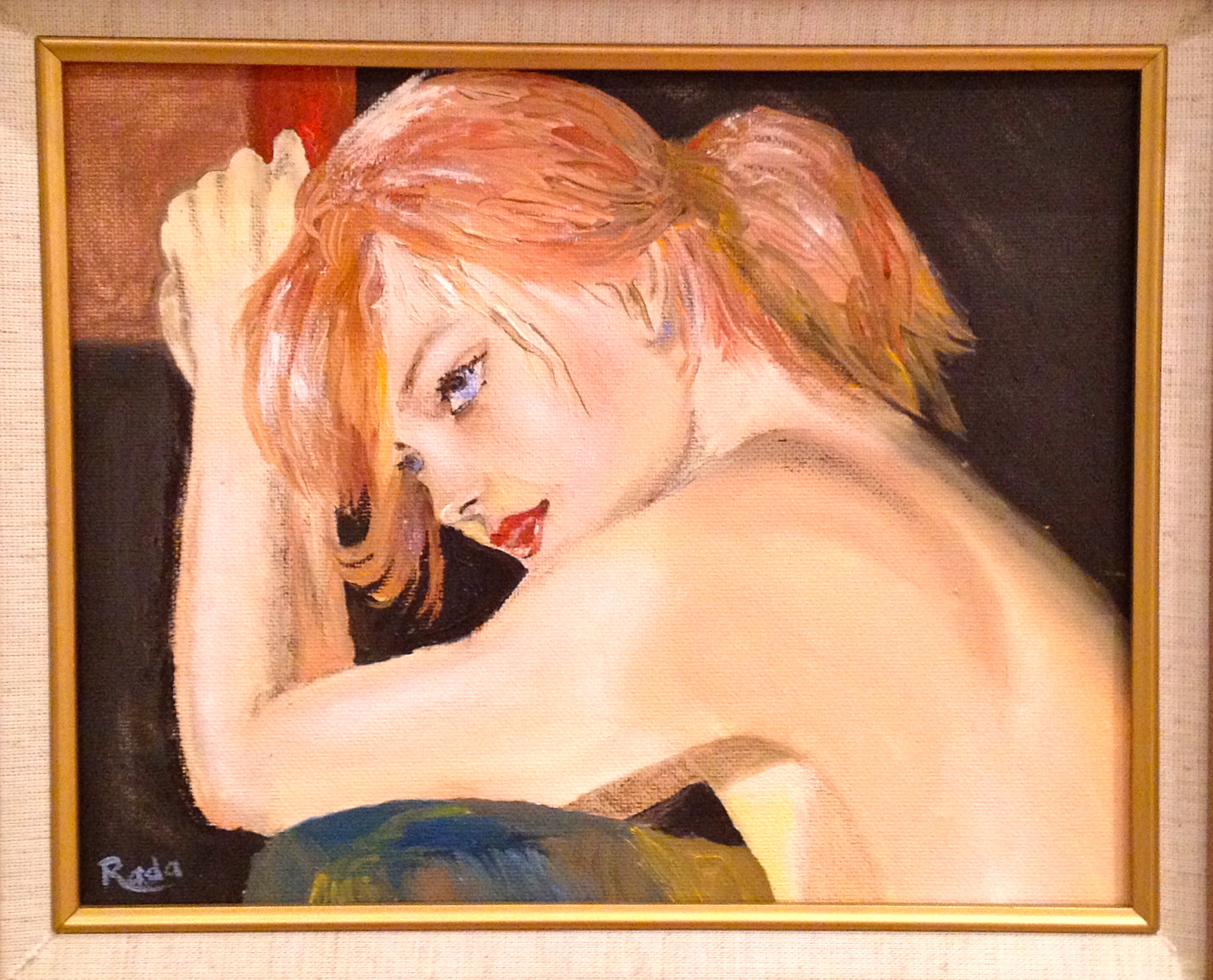 045. Nicole, Unframed size: 10" x 8"