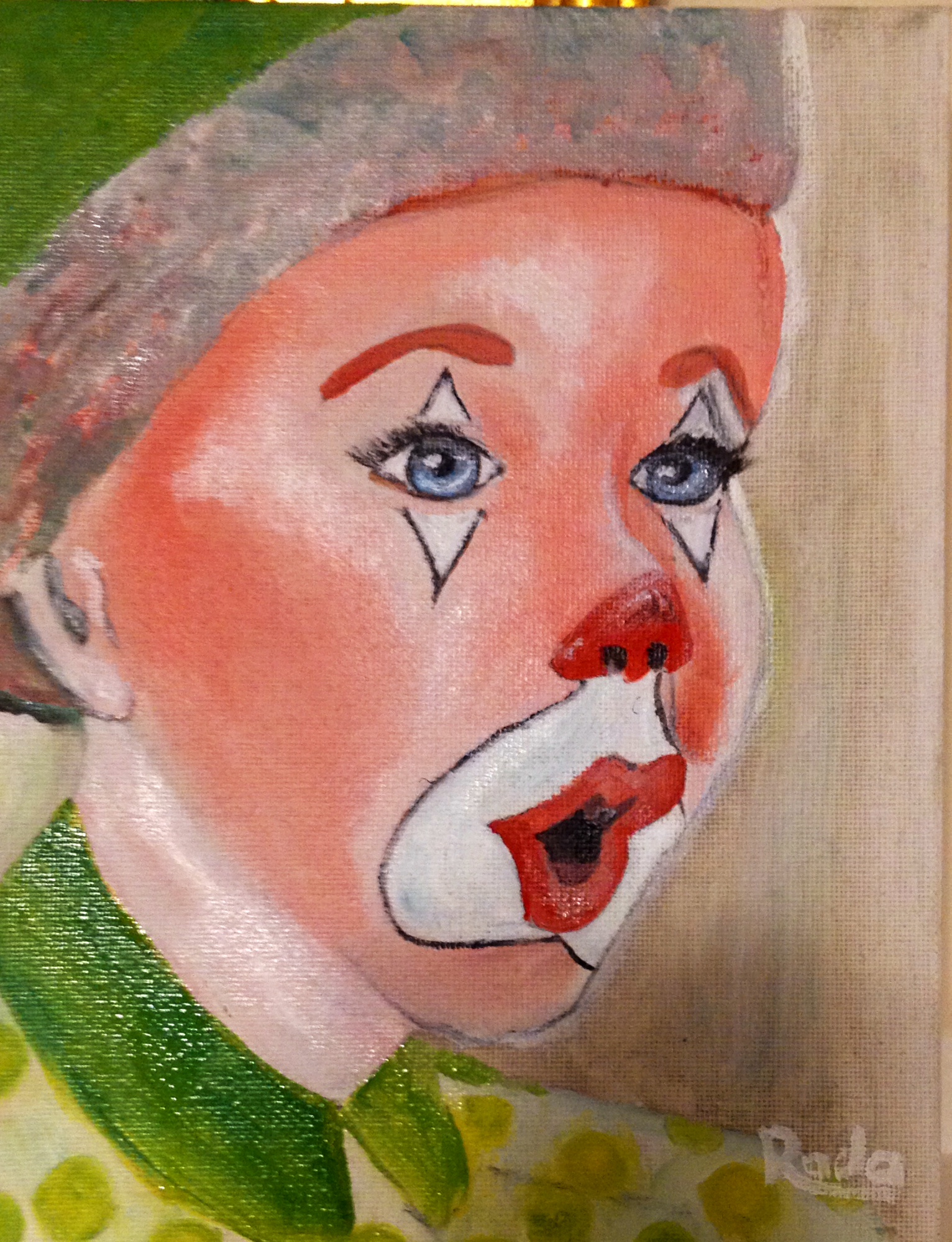 081. Bobby,Unframed size: 12" x 12"