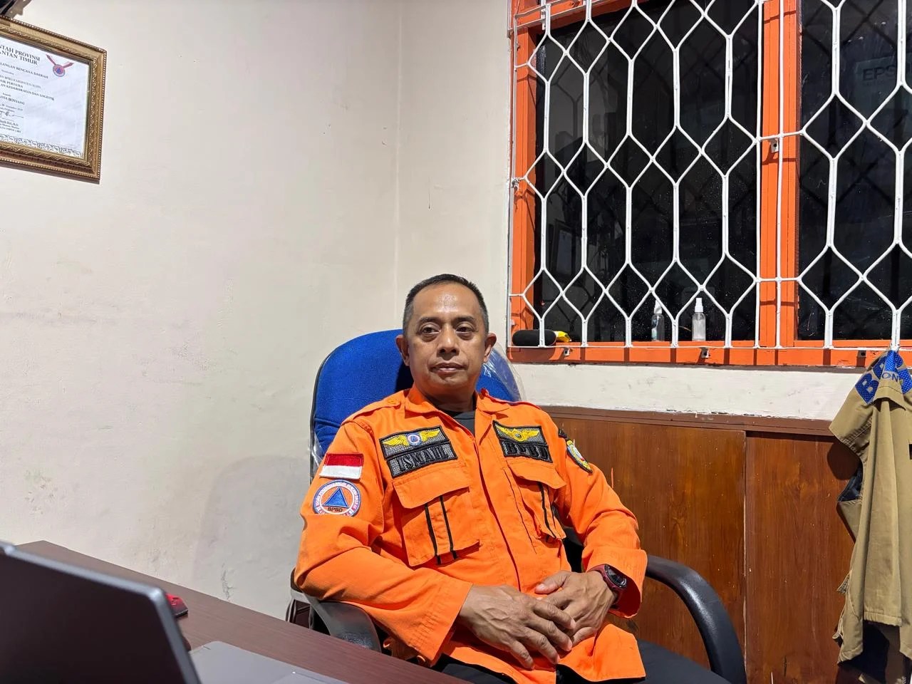 Kabid Kedaruratan dan Logistik, BPBD Bontang, Ismail.