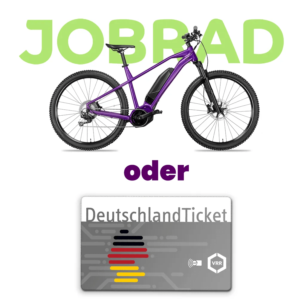 Mitarbeitervorteile bei Radblitz: Wahl zwischen JobRad und Deutschlandticket
