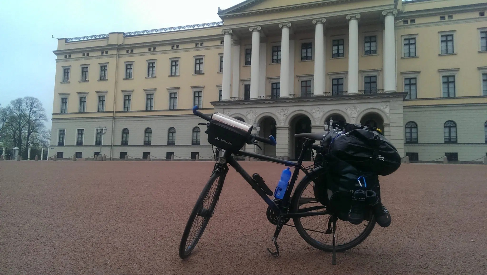 Der Königspalast in Oslo. Ich bin schonmal vorgefahren...