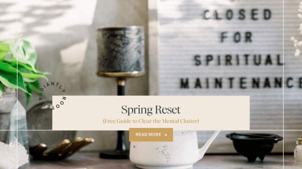 Spring Reset Bonus Guide - Clear the Clutter Within