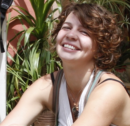 Photo of Alese, outside, smiling