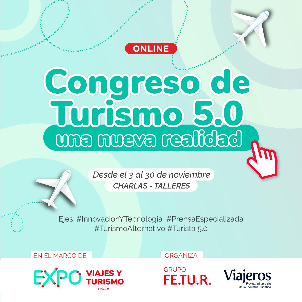 ABRE SUS PUERTAS EXPO VIAJES Y TURISMO LA FERIA VIRTUAL DE ARGENTINA DEL 3 AL 30 DE NOVIEMBRE