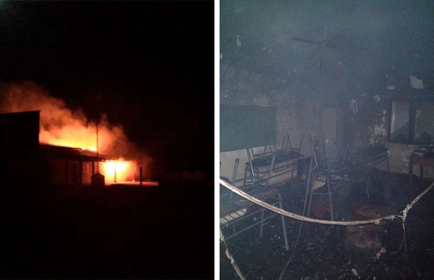 Incendio destruyó escuela entrerriana: “No quedó nada”, lamentó directora