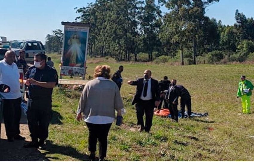 Murió una mujer tras despiste y vuelco en la Autovía Artigas