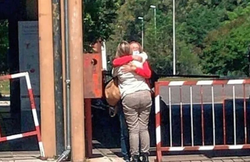 Concordia-Salto: el abrazo entre hermanas separadas por la pandemia