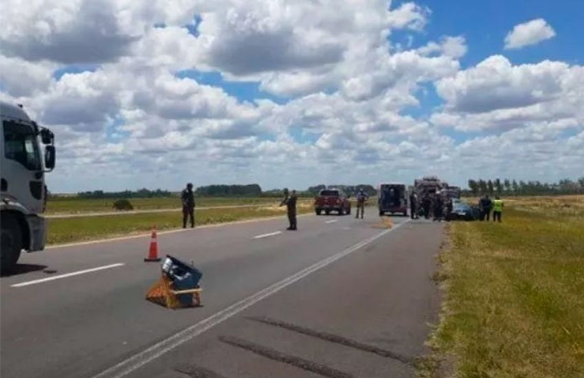 Un muerto y dos heridos, el saldo de otro accidente en la ruta 14