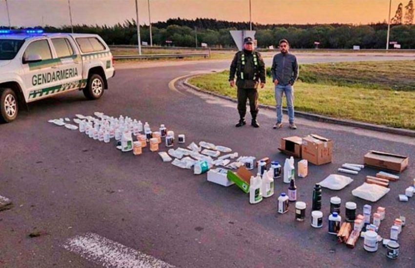 En su paso por Entre Ríos, detectaron millonario cargamento de fármacos en una furgoneta brasileña