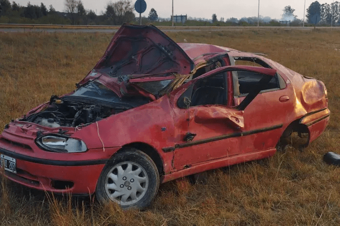 Vuelco fatal en la Ruta 14: un hombre perdió la vida este martes