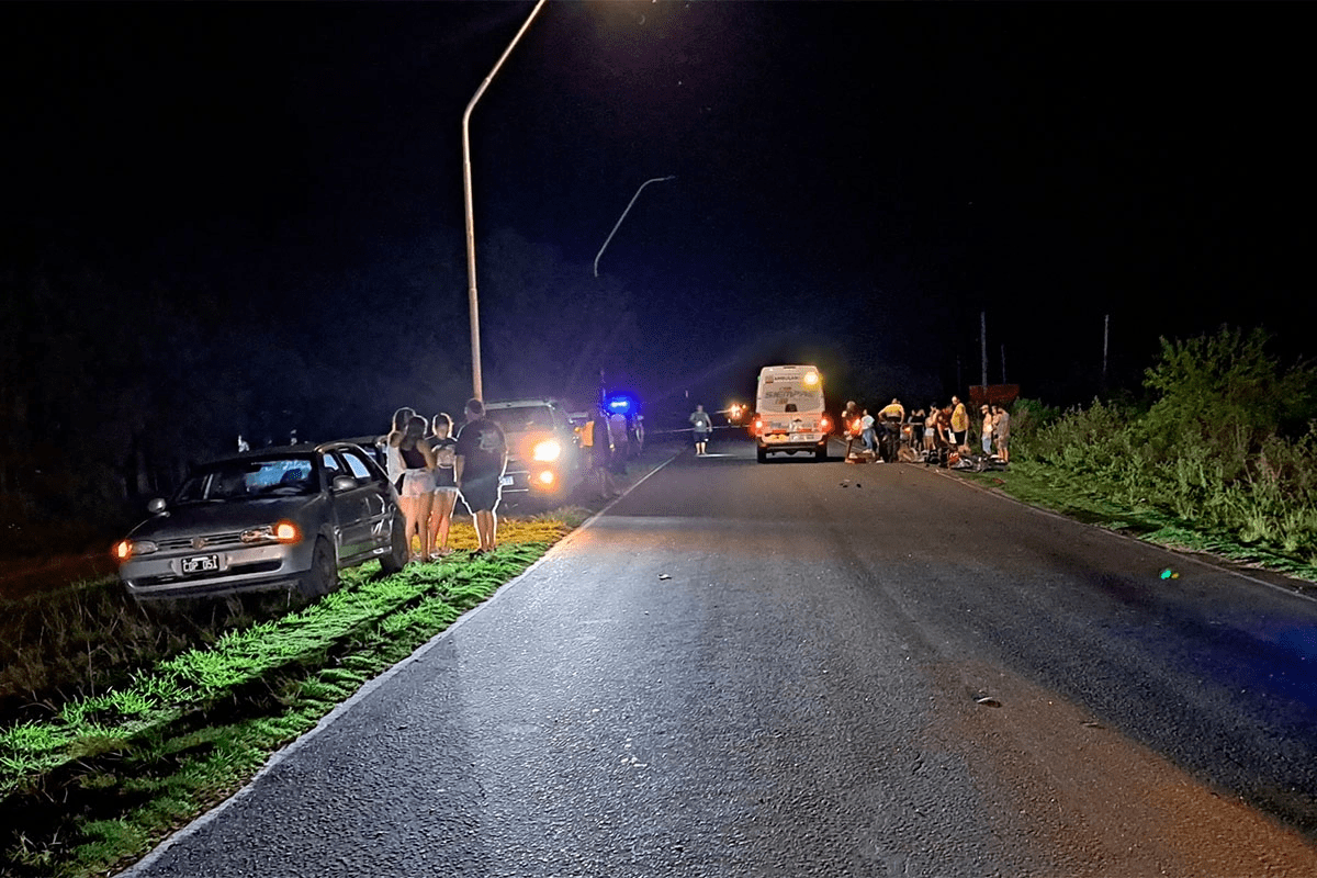 Joven falleció tras choque entre moto y auto en Villa del Rosario
