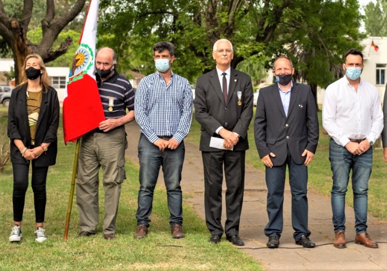Castilla homenajeó al soldado Rabuffi