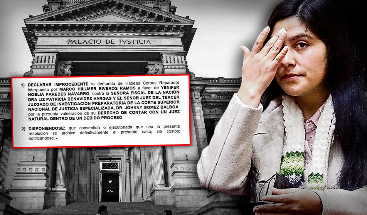 Yenifer Paredes: Poder Judicial declara improcedente habeas corpus a favor de cuñada de Pedro Castillo