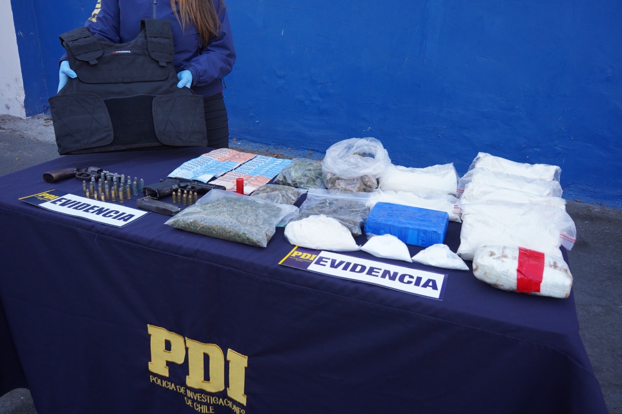 Banda criminal armada que operaba por tráfico de drogas en Coquimbo es desarticulada