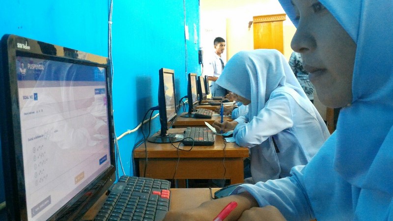 SMKN 5 Solok Selatan Gelar Try Out UNBK