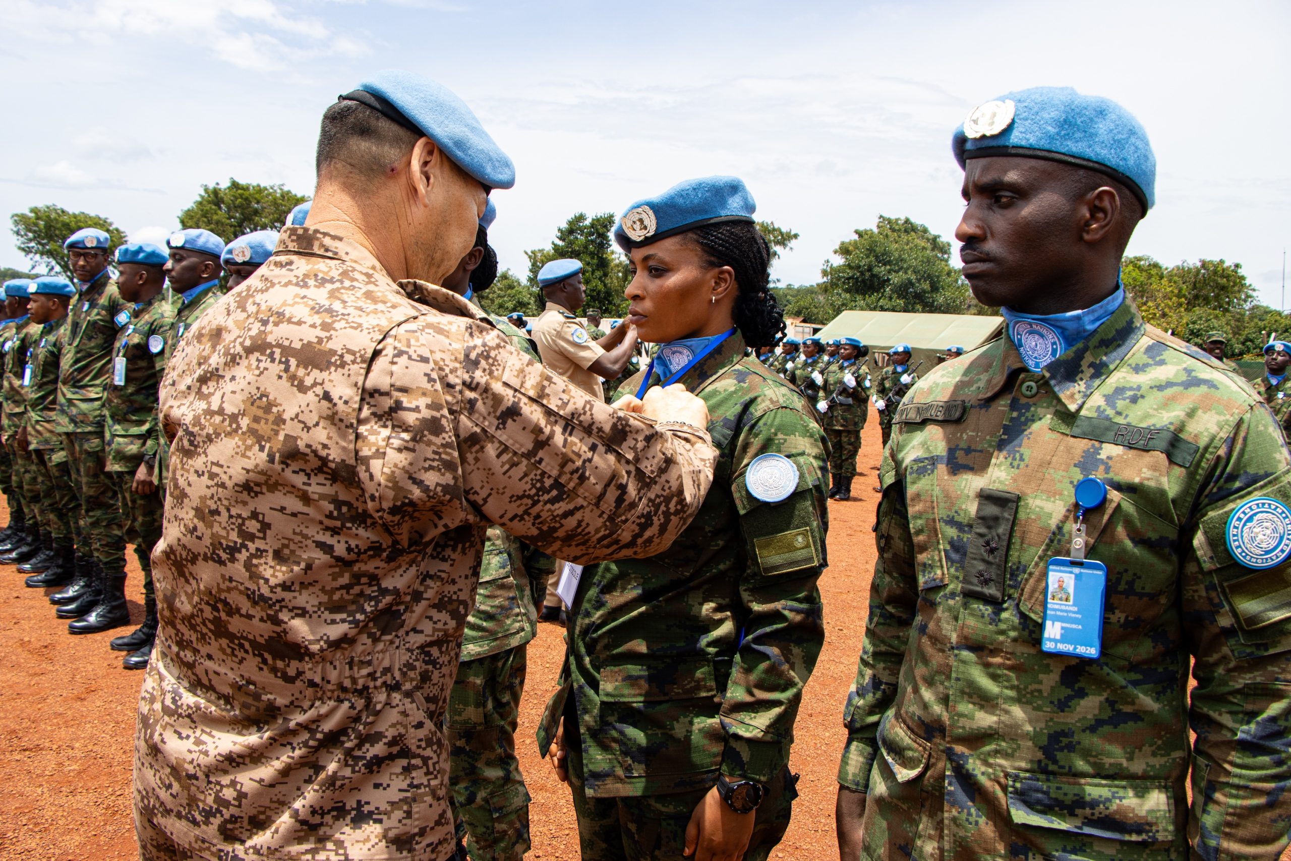 Rwandan Peacekeepers Receive UN Medals for Service in Central African Republic