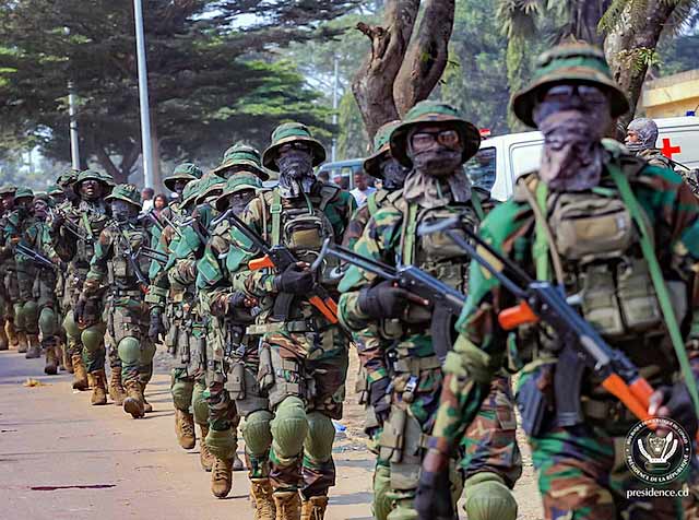Biravugwa ko FARDC yamanuye abasirikare benshi n’intwaro za rutura muri Uvira