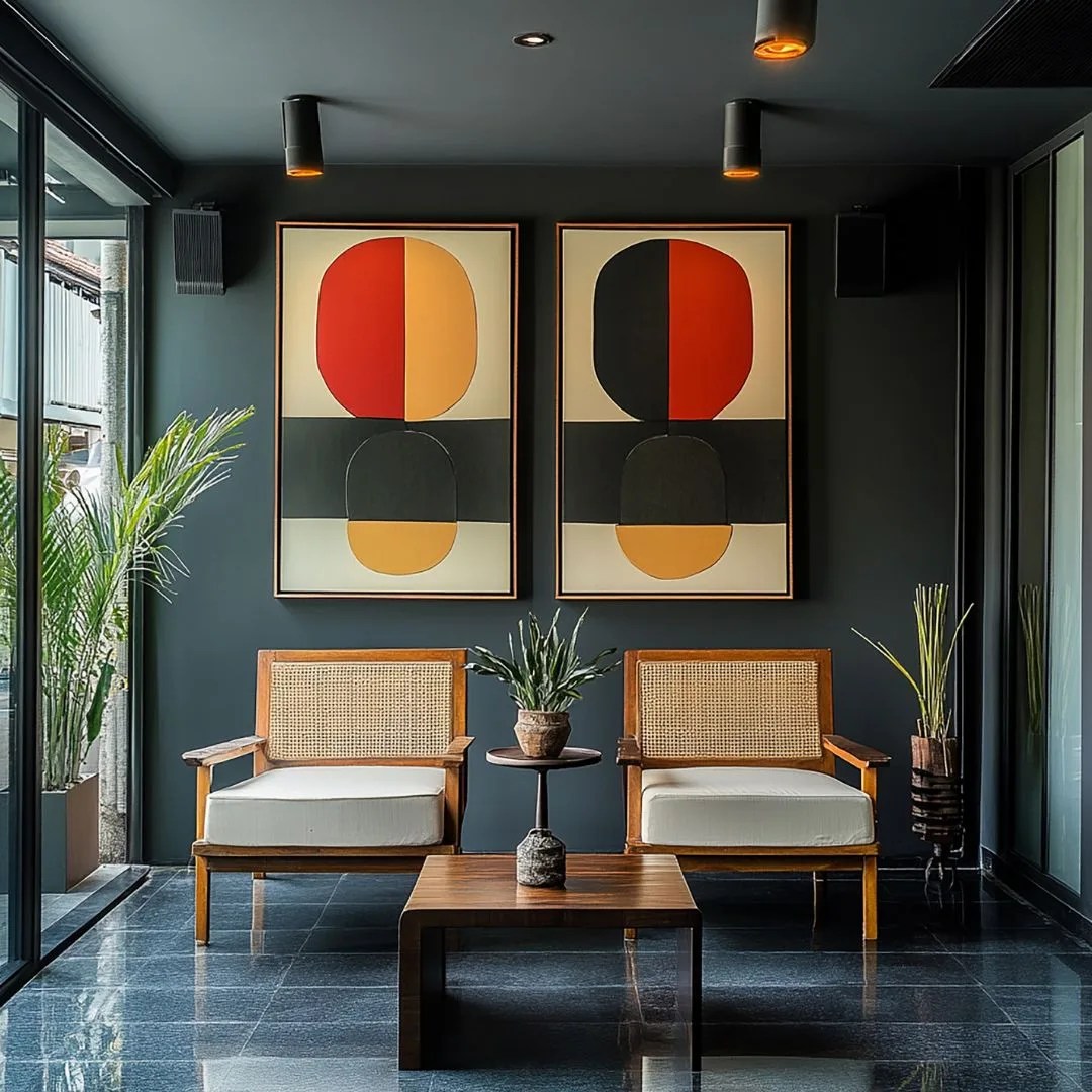 Contrast interior design