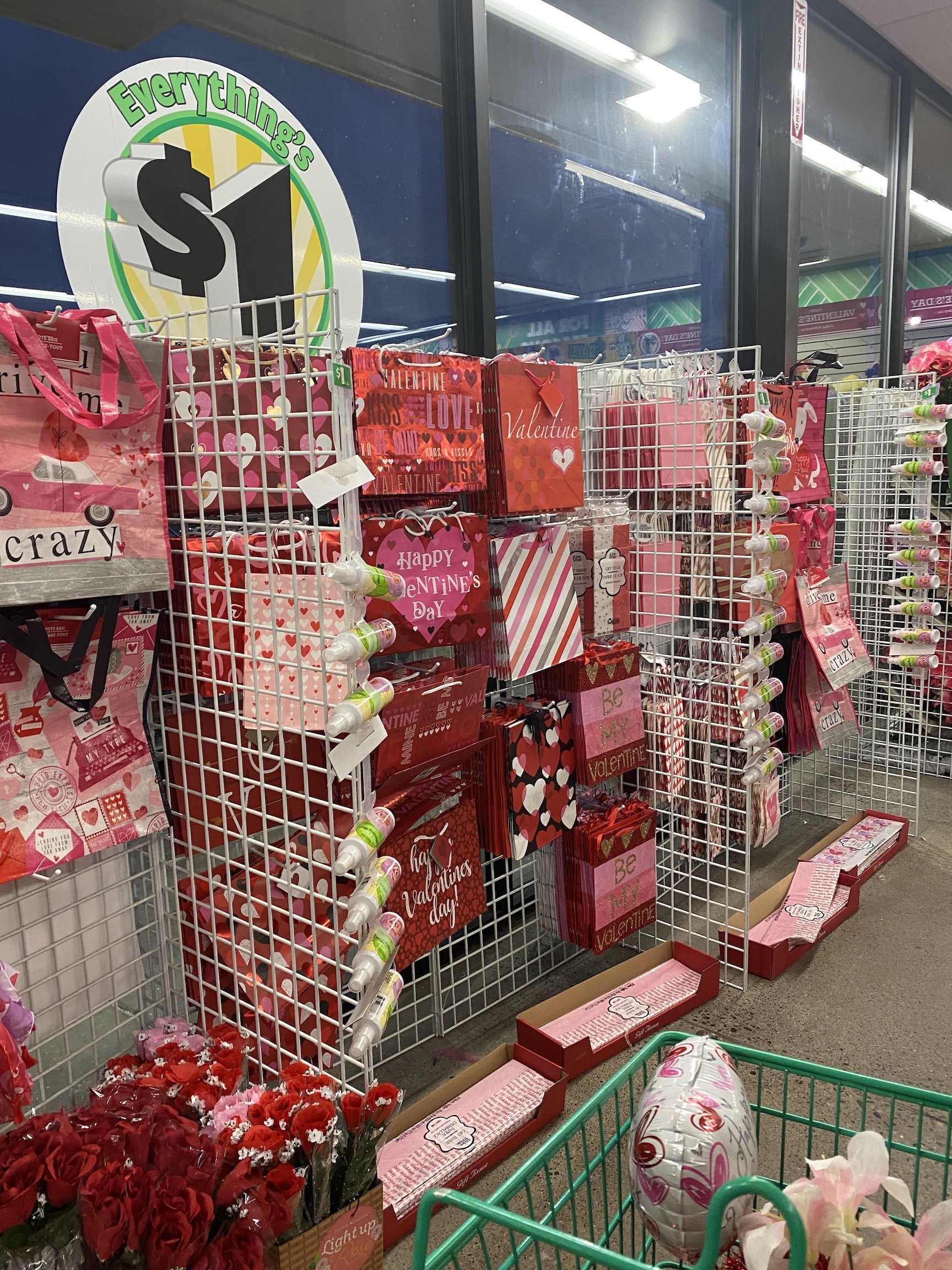 Dollar tree store shot of various decorations