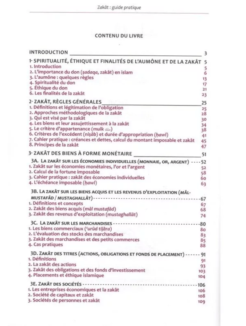 Zakat : Guide Pratique