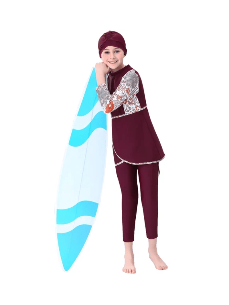 Burkini enfant - Bordeau