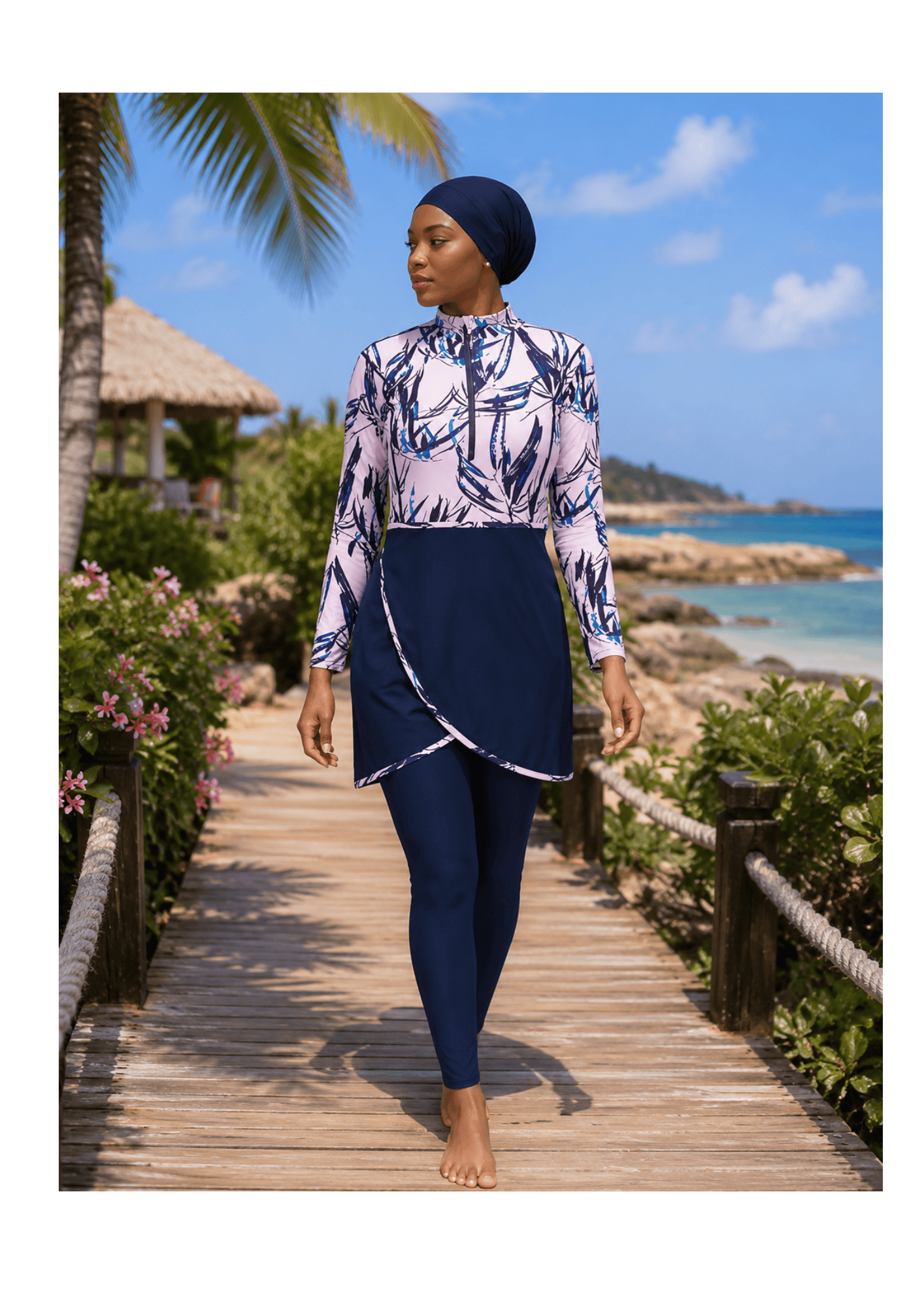 Burkini Kenza Feuillage