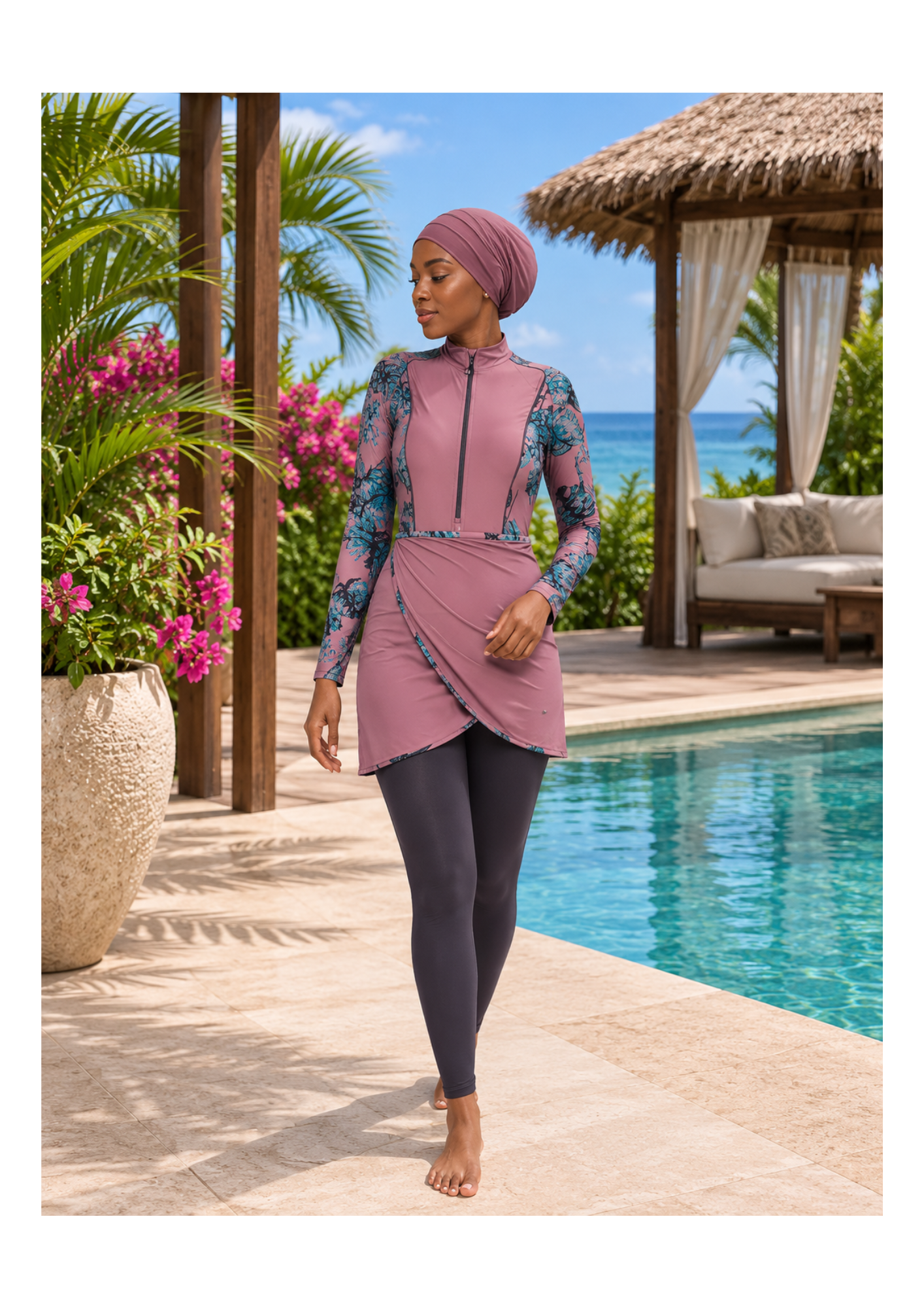 Burkini Kenza Magenta