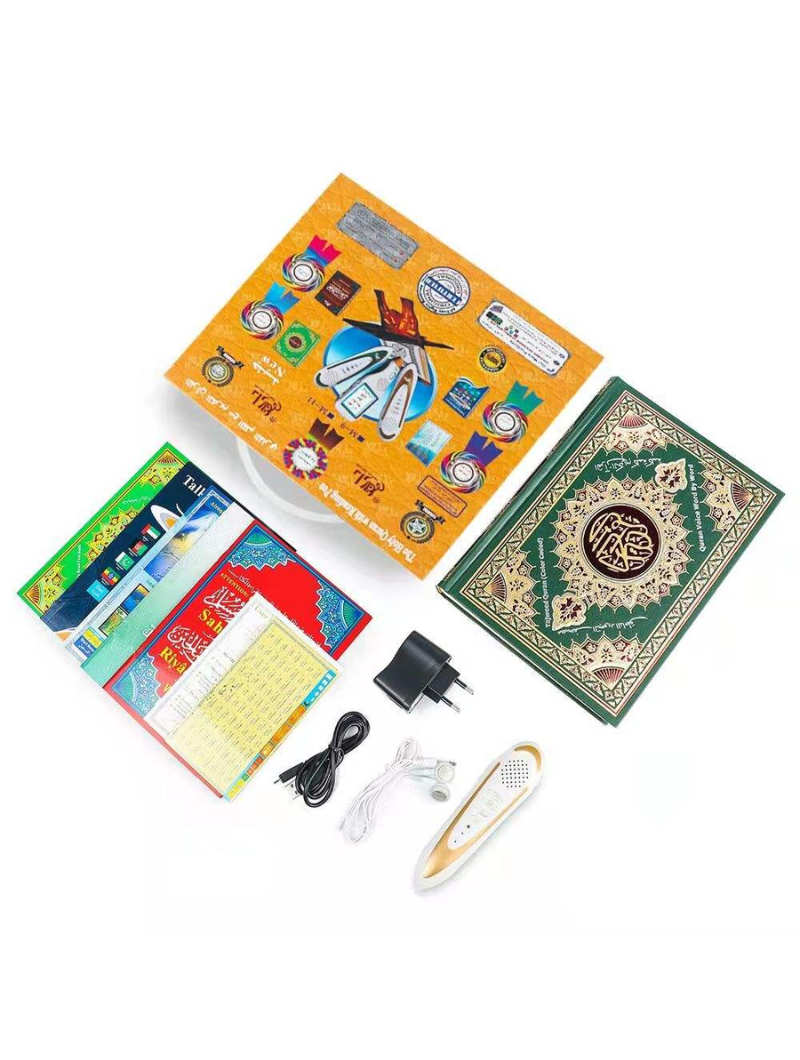 Coran avec stylo lecteur + livrets de hadiths