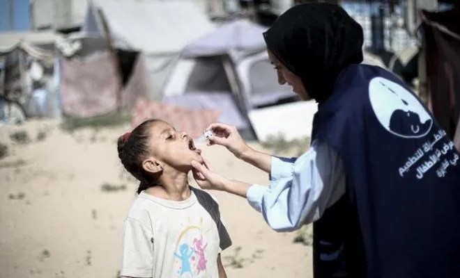 الصحة تُطلق الحملة الاستدراكية الثانية لتطعيم الأطفال في غزة