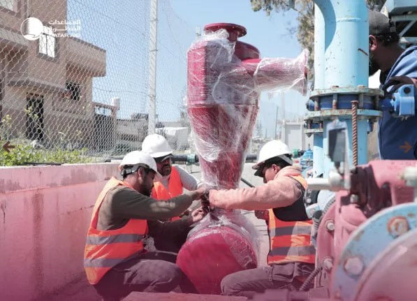 لجنة إعادة إعمار غزة تشرع في إنشاء وصيانة 30 بئرًا للمياه في محافظات القطاع
