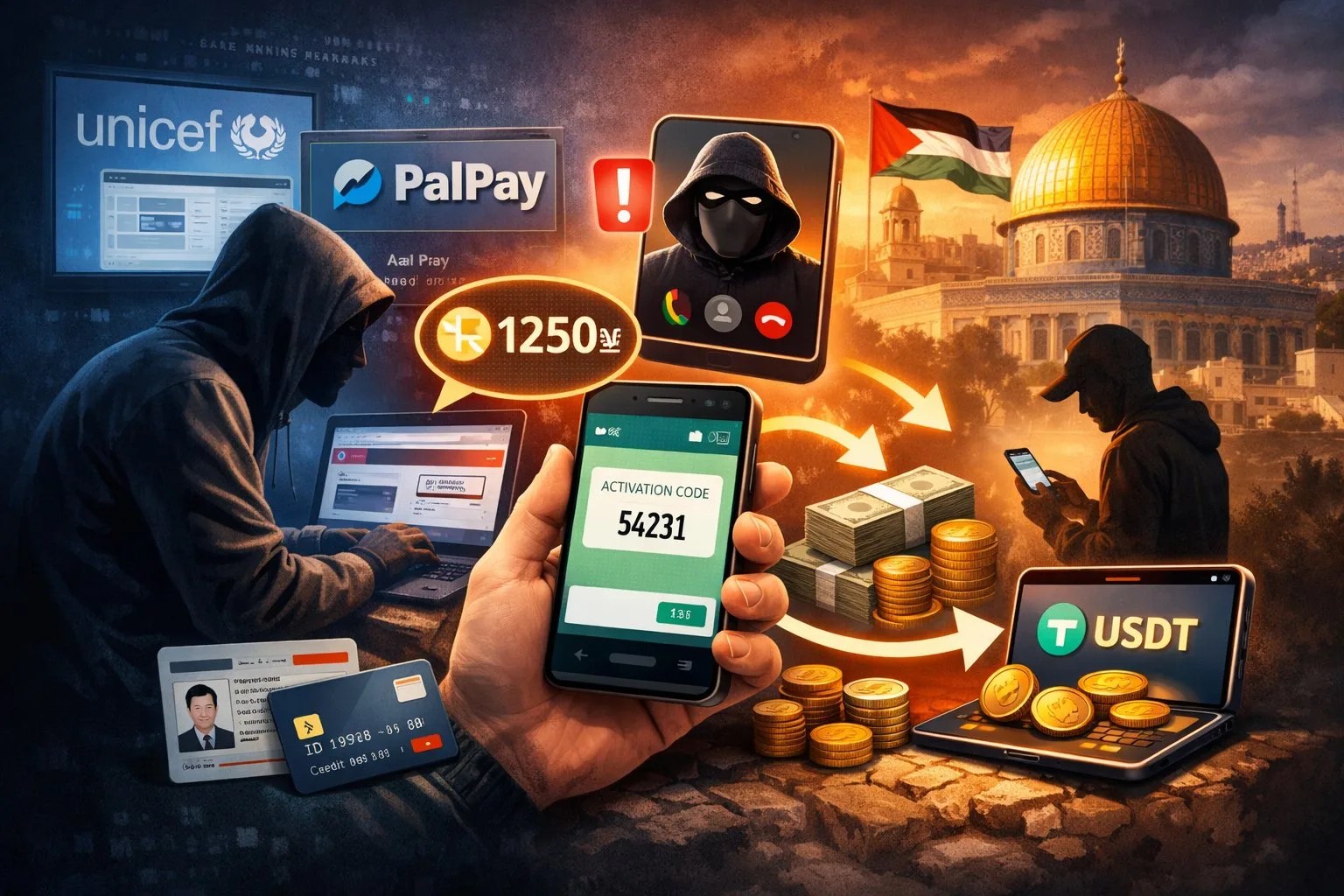 تحذير من احتيال إلكتروني يستهدف الحسابات البنكية والمحافظ في فلسطين