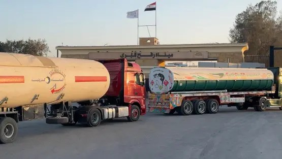حصيلة شاحنات المساعدات التي دخلت غزة يوم السبت الموافق 11 أبريل 2026
