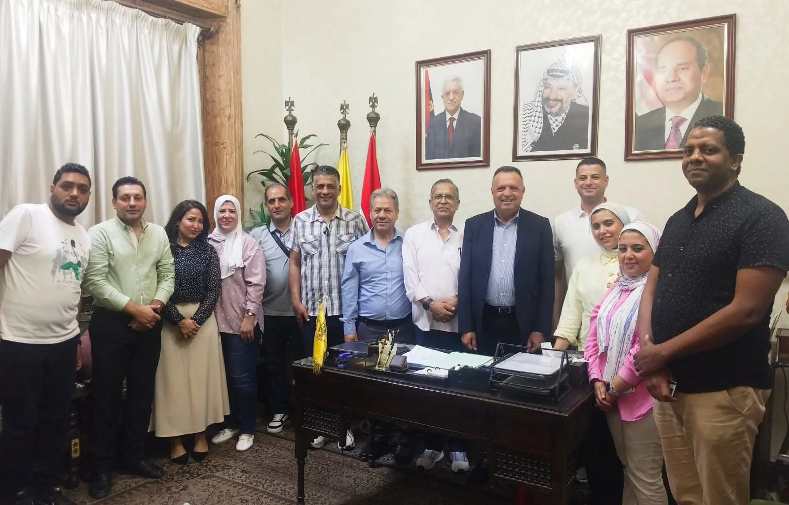 نقابة الصحفيين الفلسطينيين تبحث في القاهرة توسيع تمثيل الصحفيين وتفعيل فرعها في مصر