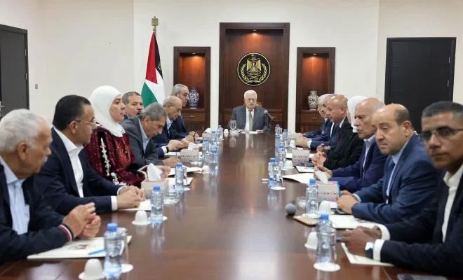 بالصور: اللجنة المركزية الجديدة لحركة «فتح» تعقد أولى جلساتها وتنتخب حسين الشيخ نائبًا للرئيس