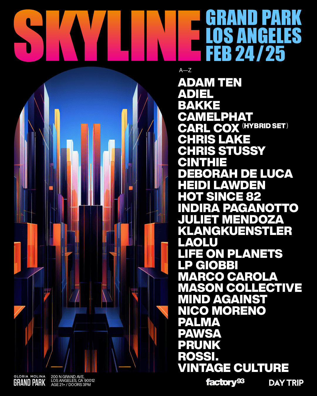Skyline 2024 lineup