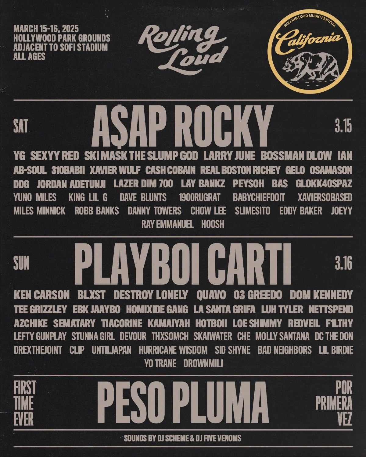 Rolling Loud 2025 lineup