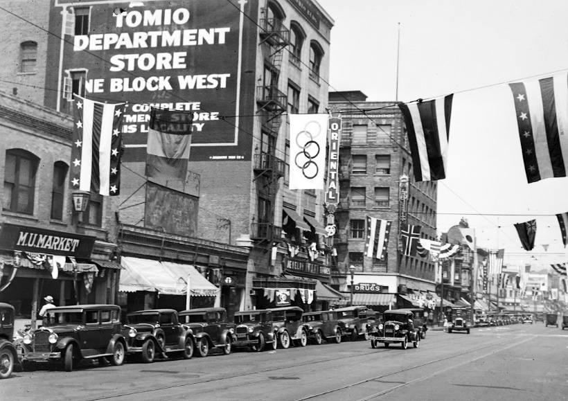 Torch: 1932 Los Angeles Olympics Photos by Toyo Miyatake' to Be