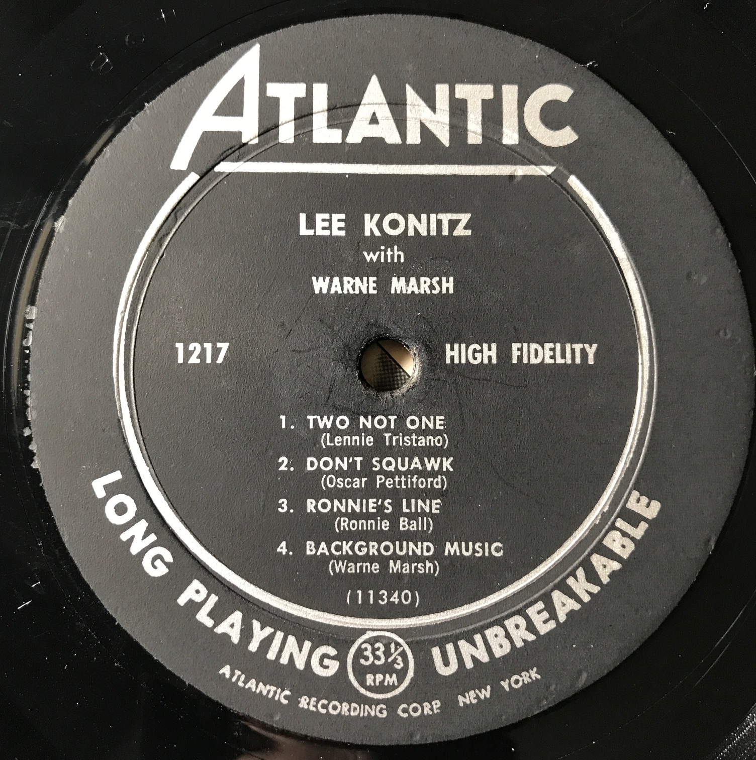Lee Konitz With Warne Marsh // Lee Konitz & Warne Marsh (Atlantic