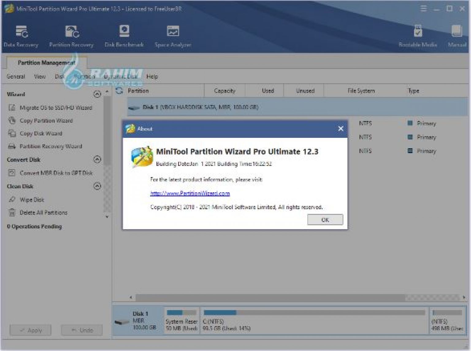 Minitool partition wizard pro ultimate 12.7 offline installer free