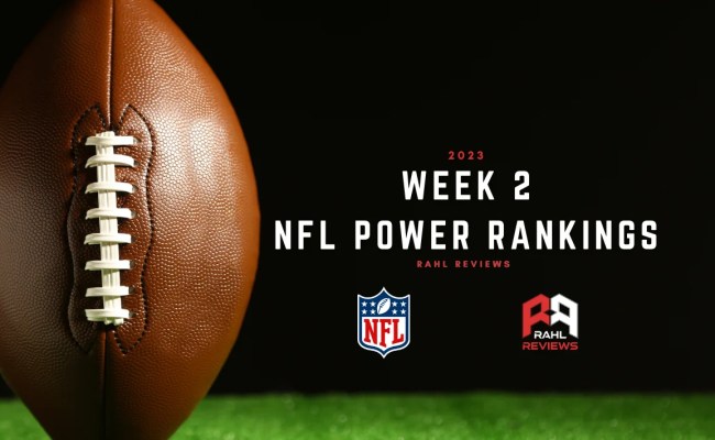 NFL Week 2 Power Rankings - Rahl Reviews