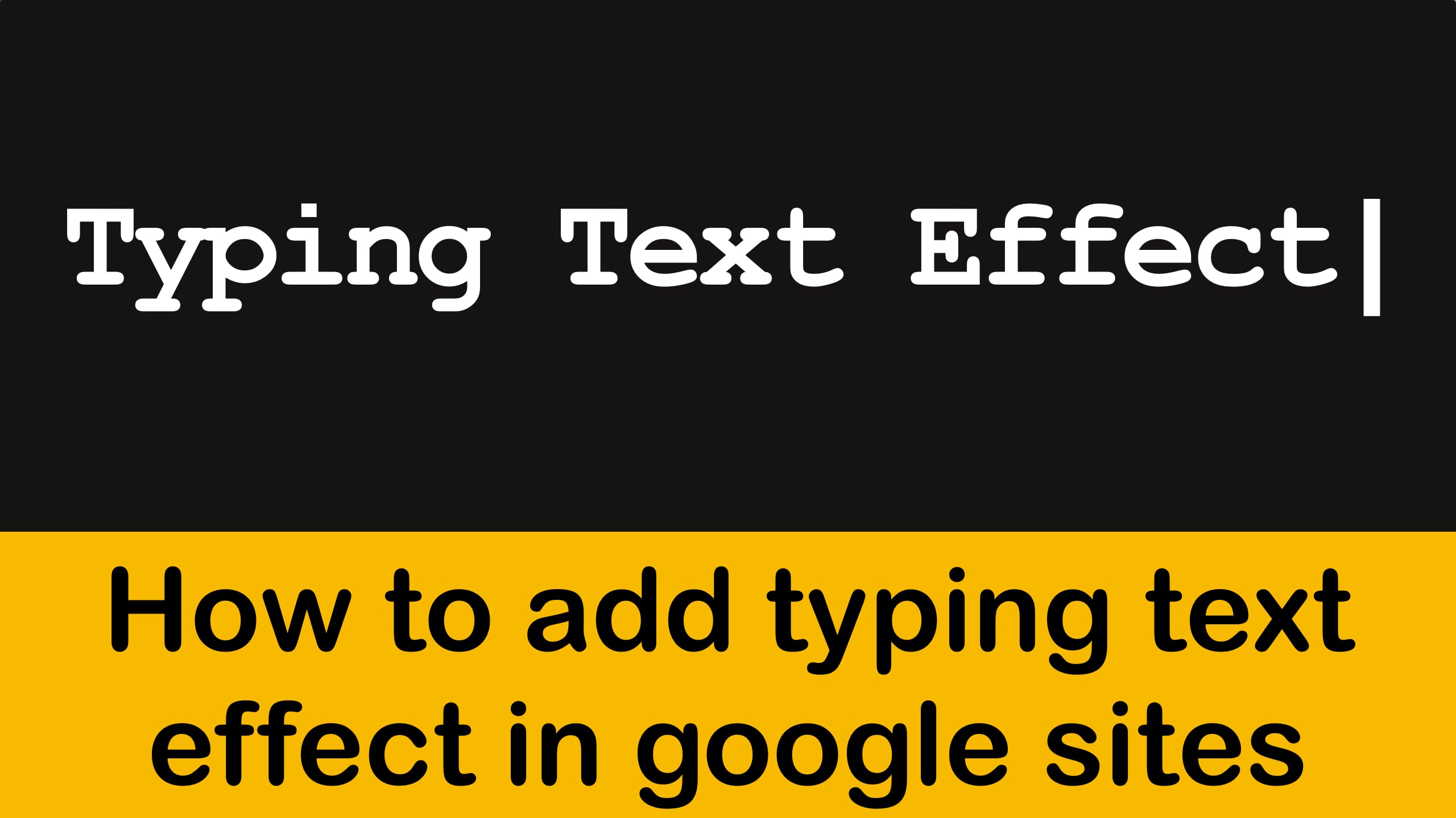 create typing text post thumbnail