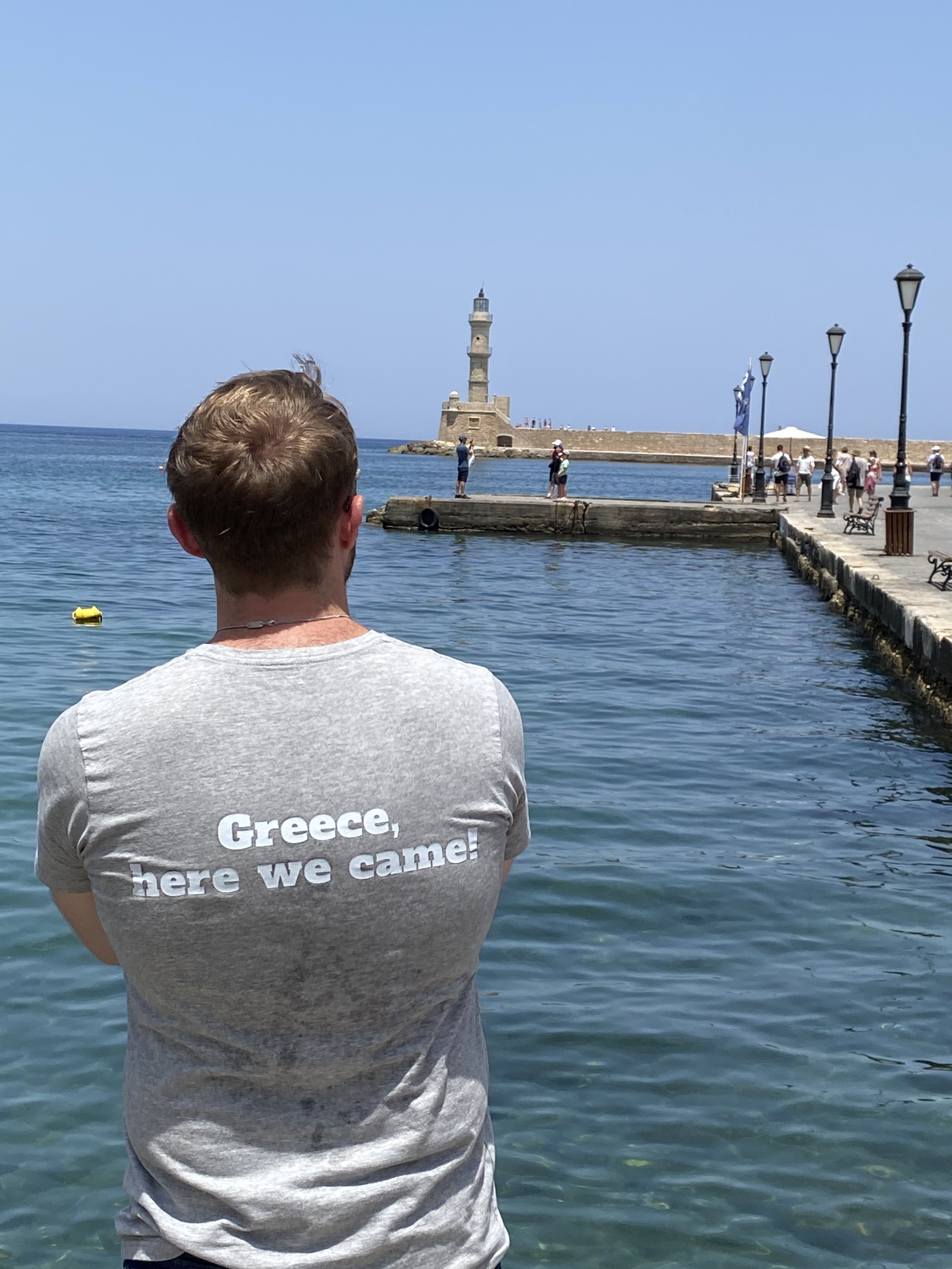 Vista do Farol de Chania