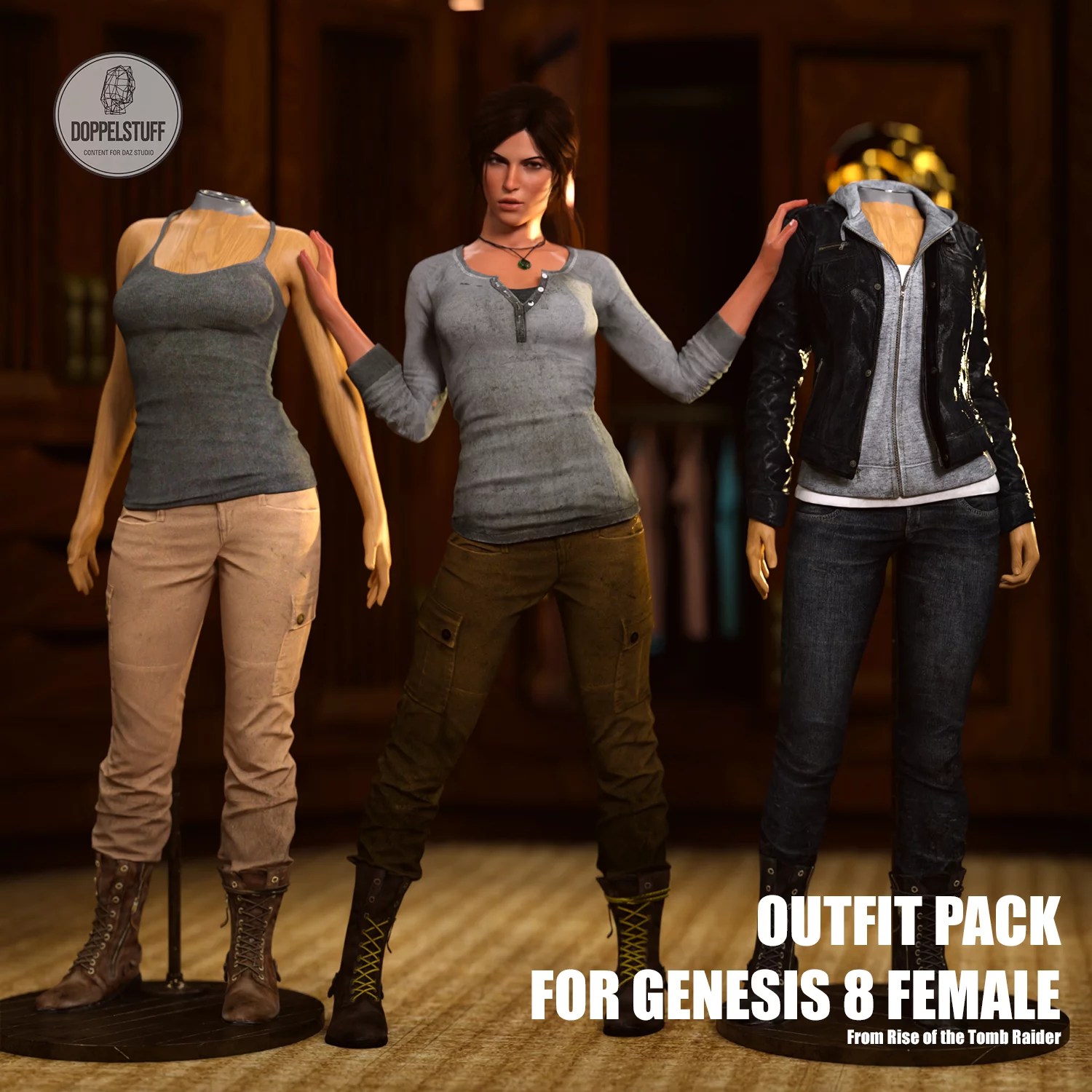 Pack de Atuendos ROTTR - Doppelstuff