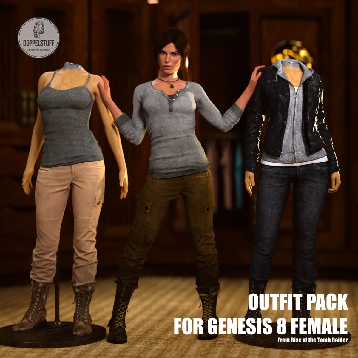 Pack de Atuendos ROTTR - Doppelstuff