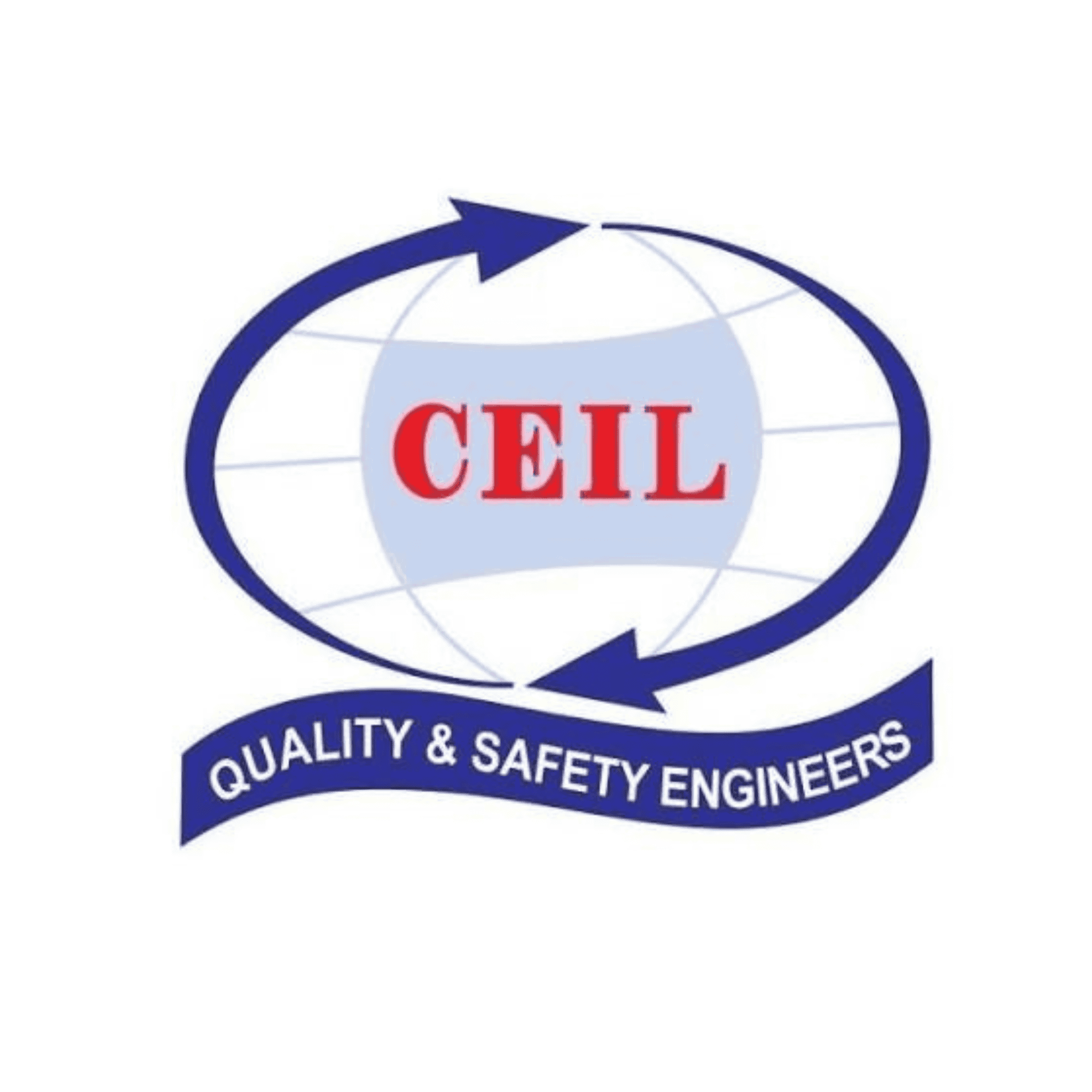 CEIL logo with globe and arrows representing engineering safety standards.