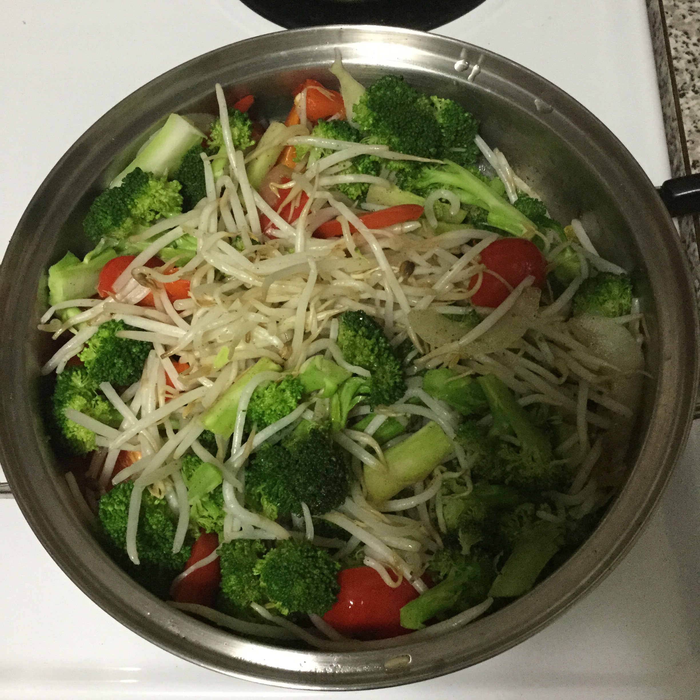 Broccoli and Beansprouts – Rainbow Glazed Nights