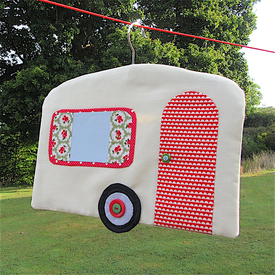 Rainbow Hare Peg Bag 1