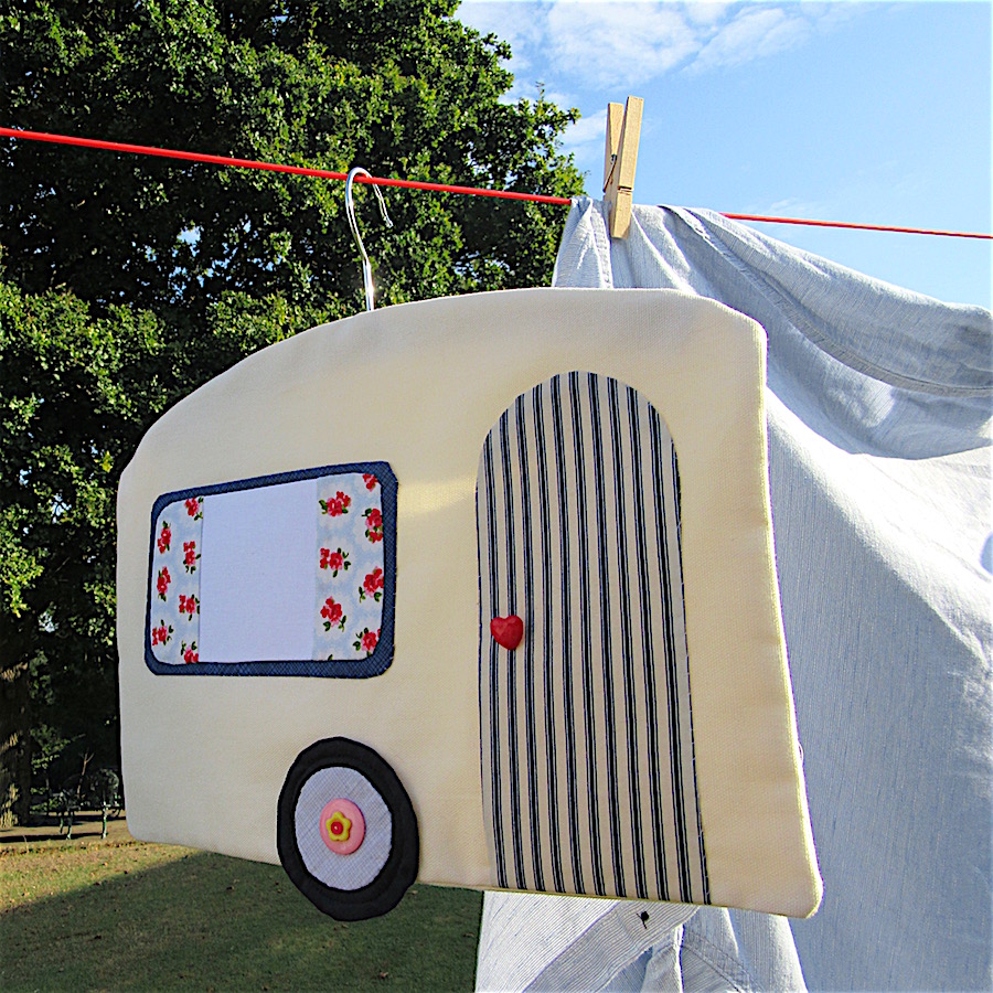 Rainbow Hare Peg Bag 2